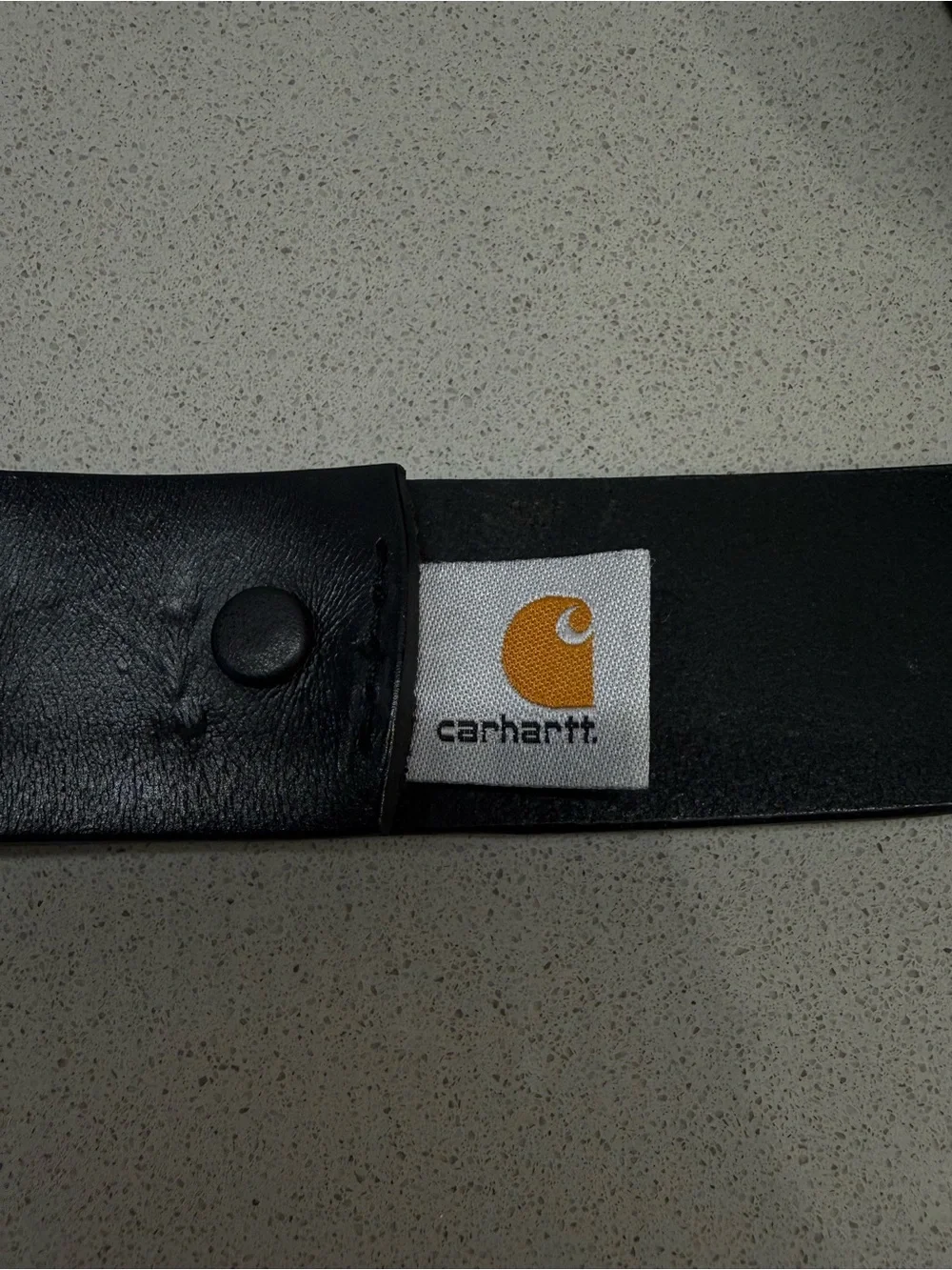 Carhartt Classic Black Leather Men's Belt